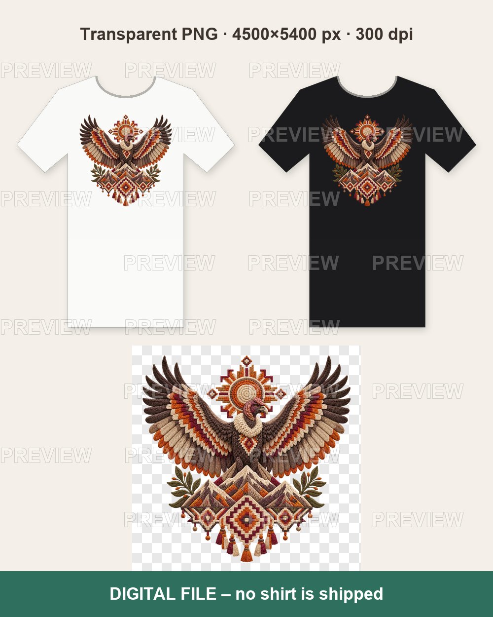 Andean Condor – T-shirt design PNG