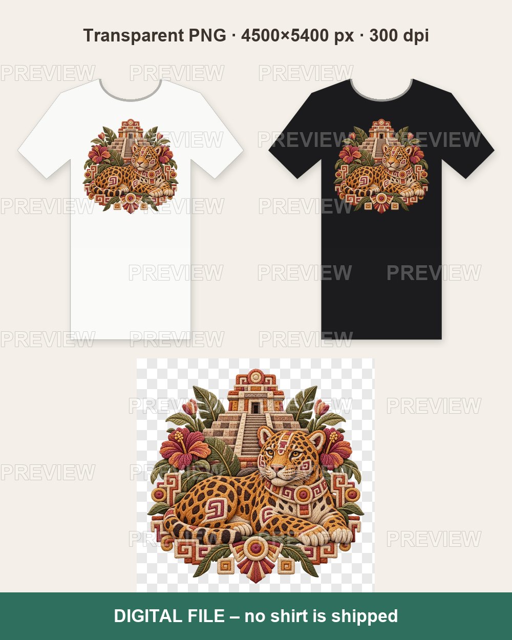 Jaguar – T-shirt design PNG